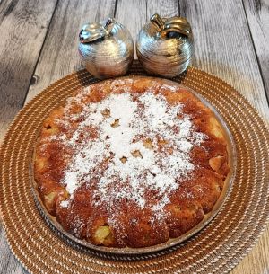Recette Gâteau aux pommes et sucre vanillé