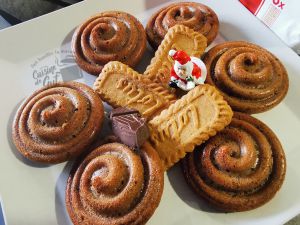 Recette Biscuits tourbillon spéculoos et chocolat à offrir à Noël