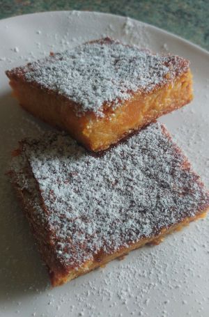 Recette Carré fondant au kumara et au citron