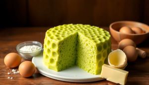 Recette Gâteau au Pandan Bánh Bò Nướng Vietnamien