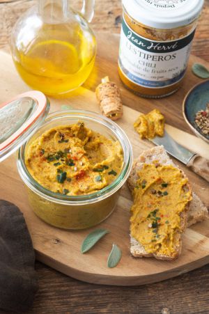 Recette Tartinade de butternut aux lentilles & épices #vegan