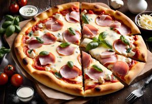 Recette Pizza 4 fromages et 4 laits : la recette gourmande au jambon blanc