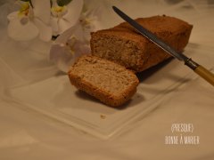 Recette Coconut bread vegan {cake diététique à la noix de coco}