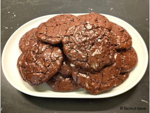 Recette Cookies brownies aux noix, sans farine et sans gluten - Recette en vidéo