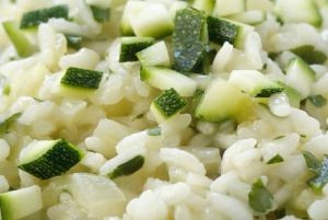 Recette Risotto de courgettes au parmesan