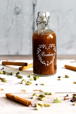 Recette Sirop épicé à la courge pour se préparer un pumpkin spice latte maison