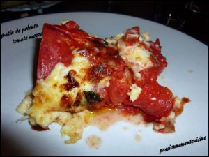 Recette Gratin de polenta tomate mozzarella