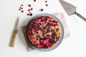 Recette Upside down cake aux cranberries