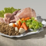 Recette Jarret de porc aux légumes vapeur