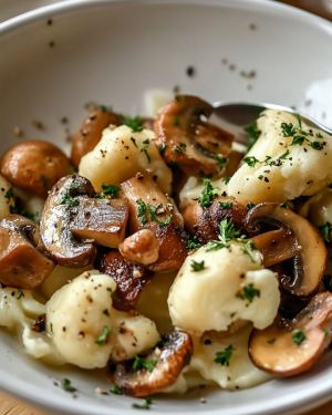 Recette Chou-fleur Champignons Ail facile: meilleur de la semoc