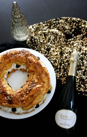 Recette Comme un Paris-Brest à la crème truffée, Diane Brut nature (Menu du Réveillon 2024 ✨)