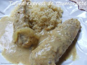 Recette Tajine express de saumonette