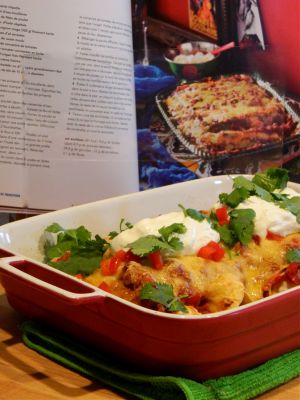 Recette Enchiladas au poulet