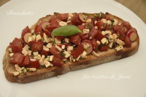 Recette Bruschetta à la méditéranenne