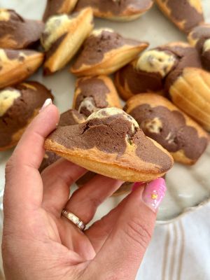 Recette Madeleines marbrées