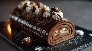 Recette Bûche aux marrons légère