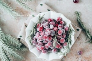 Recette Canneberges givrées : garniture sucrée pour les fêtes