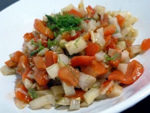 Recette Salade poivrons fenouil