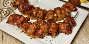 Recette Bacon-Wrapped Chicken Skewers