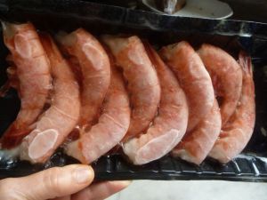 Recette Gambas à la crème de coriandre ail et gingembre, riz complet