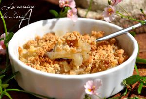 Recette Crumble aux poires