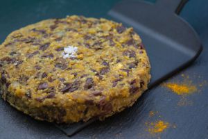 Recette « Burgers vegans » aux Azukis et flocons de millet