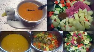 Recette Soupe veloutée aux légumes