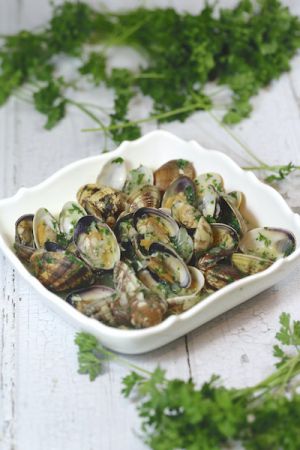 Recette Palourdes à la sauce verte