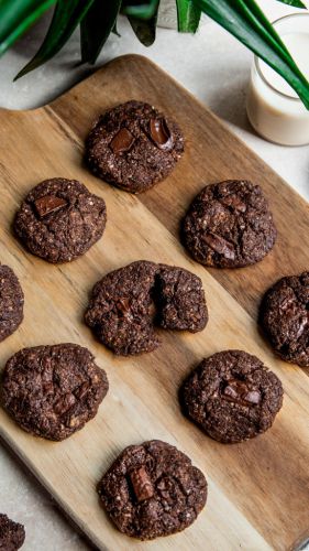 Recette Cookies vegan noisettes et chocolat