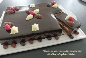 Recette Chic-choc vanille-chocolat de Christophe Felder