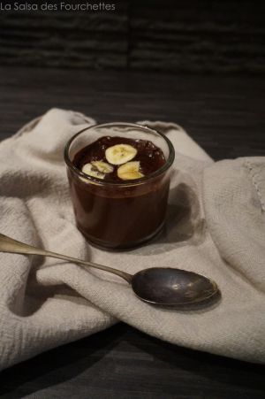 Recette VERRINE Chocolat Banane et Graines de Chia Sans Lactose