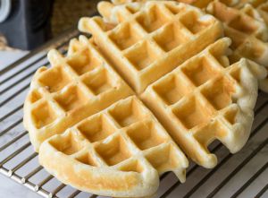 Recette Recette la plus facile des gaufres maison!