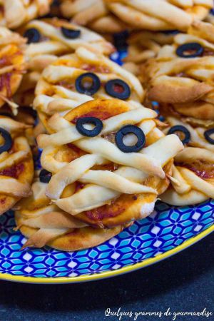 Recette Mini pizzas momies