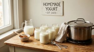 Recette Sans yaourtière ni machine : le secret étonnant pour des yaourts maison parfaits