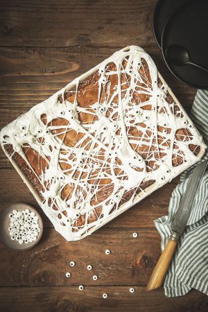 Recette Brownie caramel pour Halloween