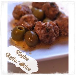 Recette Tajine kefta olive