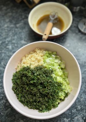 Recette Taboubé vert à la mélasse de grenade d’Ottolenghi