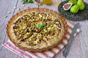 Recette Tarte sucrée-salée aux figues et à la feta