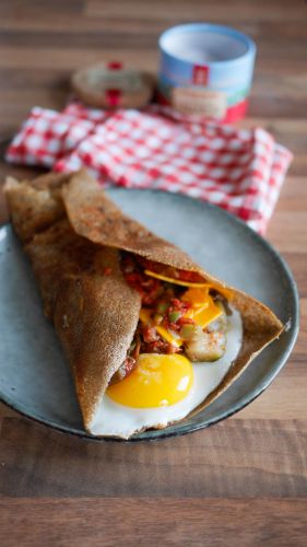 Recette Galette de sarrasin à la ratatouille