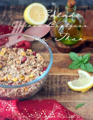 Recette Salade de Quinoa Boulgour au Thon facile