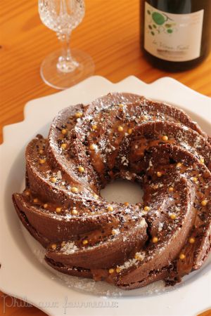 Recette Bundt cake au chocolat & à la pâte à tartiner