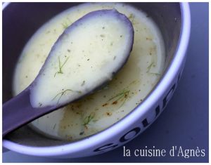 Recette Potage au fenouil (sans lactose)