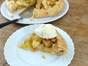 Recette Tarte aux pommes, citron, calvados