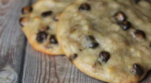 Recette Cookies aux bananes mûres & pépites de chocolat