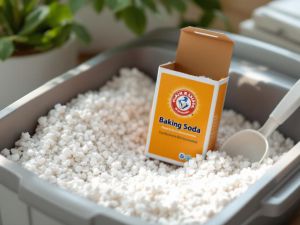 Recette Entretenir une litière de chat pour réduire les odeurs avec du bicarbonate de soude