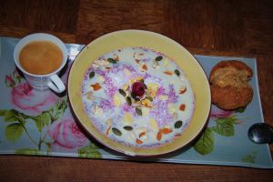 Recette Porridge chia, amarante et coco (IG bas)