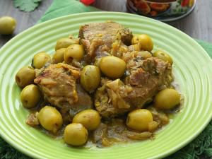 Recette Tajine de veau aux olives et citron confit