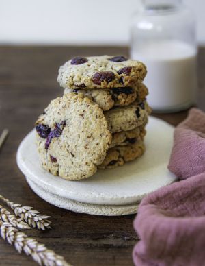 Recette Cookies vegan aux cranberries