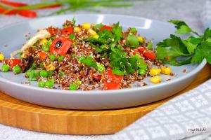 Recette Taboulé de quinoa rouge VEGAN