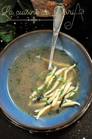 Recette Soupe de Rieweles à l'Alsacienne